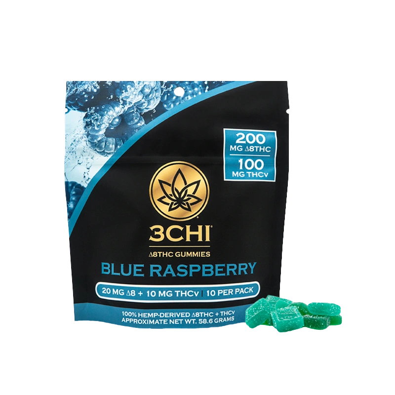 3CHI Delta 8 THC + THCv Gummies - 300mg