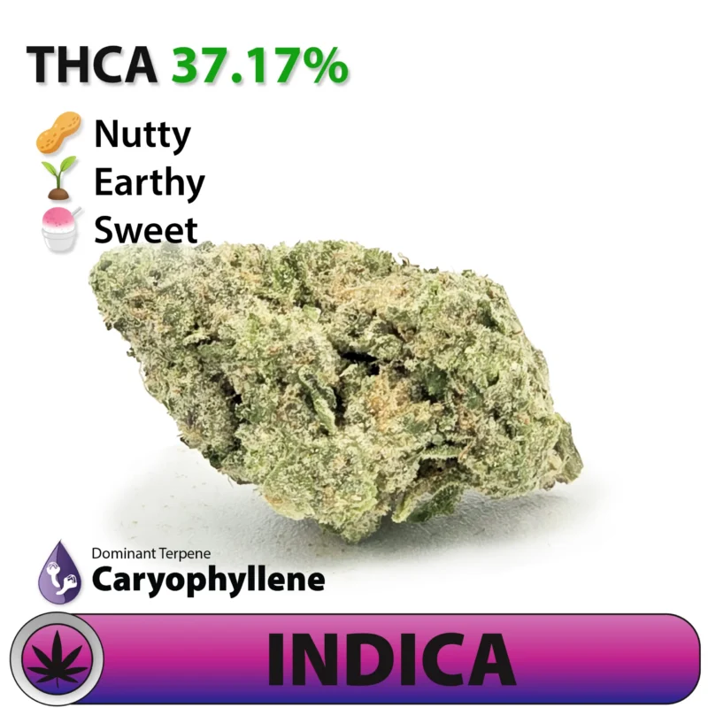 Frosted Brands Animal Cookies Indica - 37.17% THCA Flower