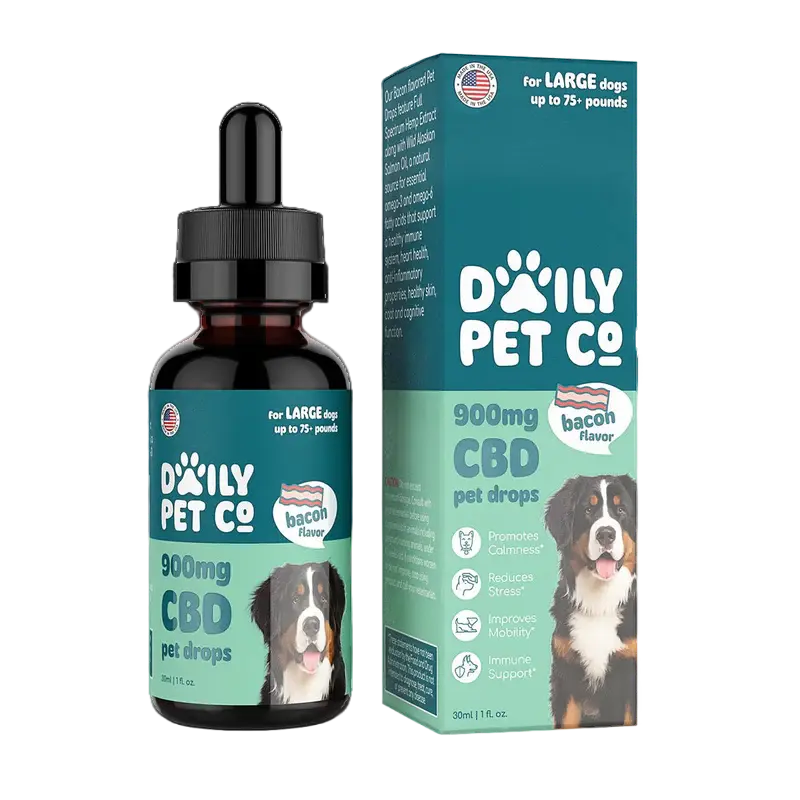 Daily Pet Co CBD Pet Drops for Dogs - Bacon Flavored