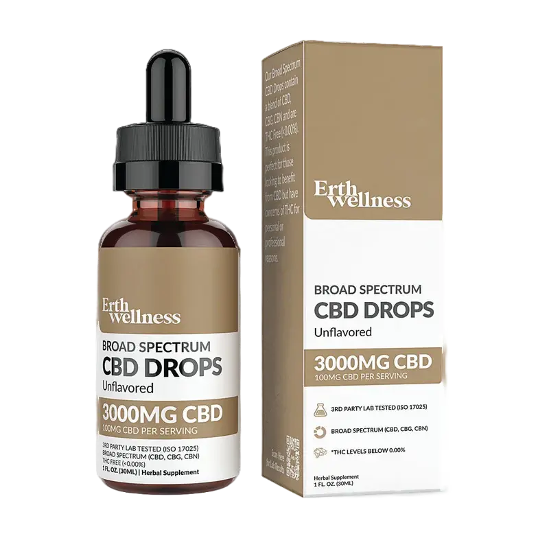 Erth Wellness Broad Spectrum CBD Drops
