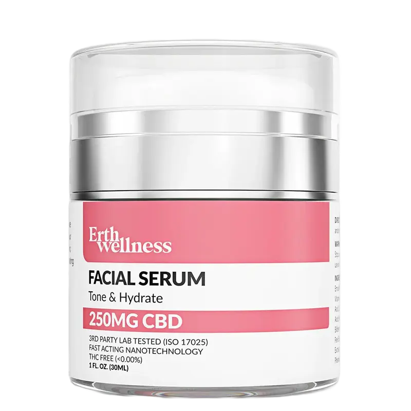 Erth Wellness Tone & Hydrate CBD Face Serum - 250mg