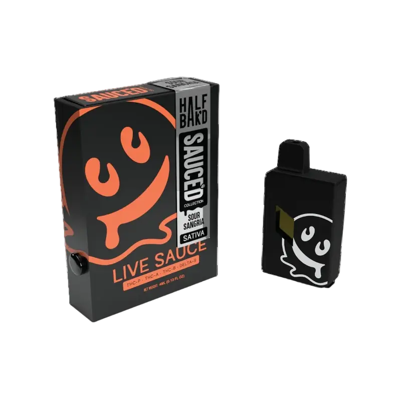 HALF BAK'D Sauce'd Live Resin Disposable - 4g