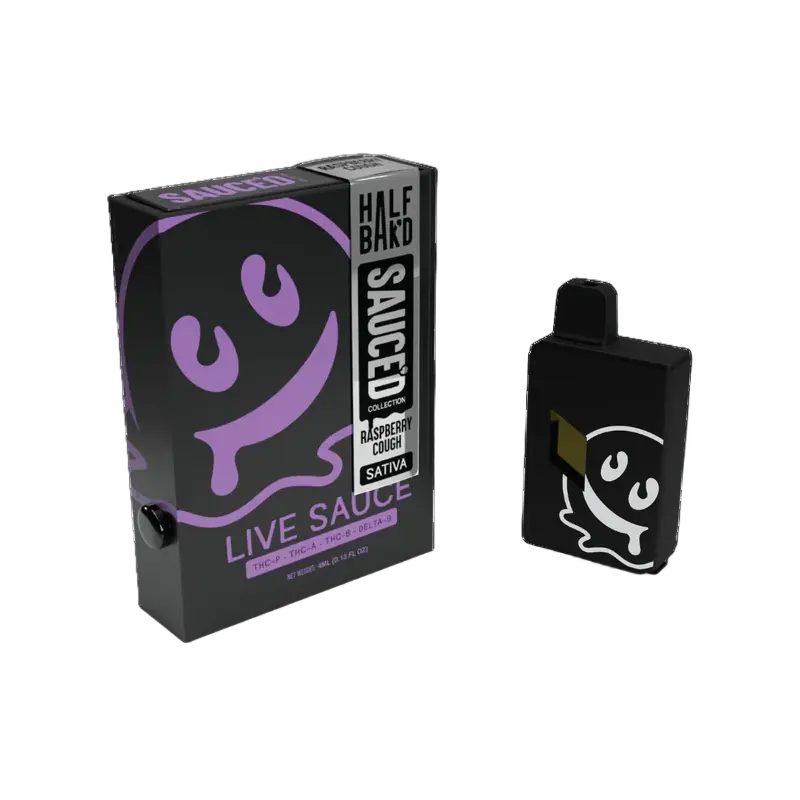 HALF BAK'D Sauce'd Live Resin Disposable - 4g