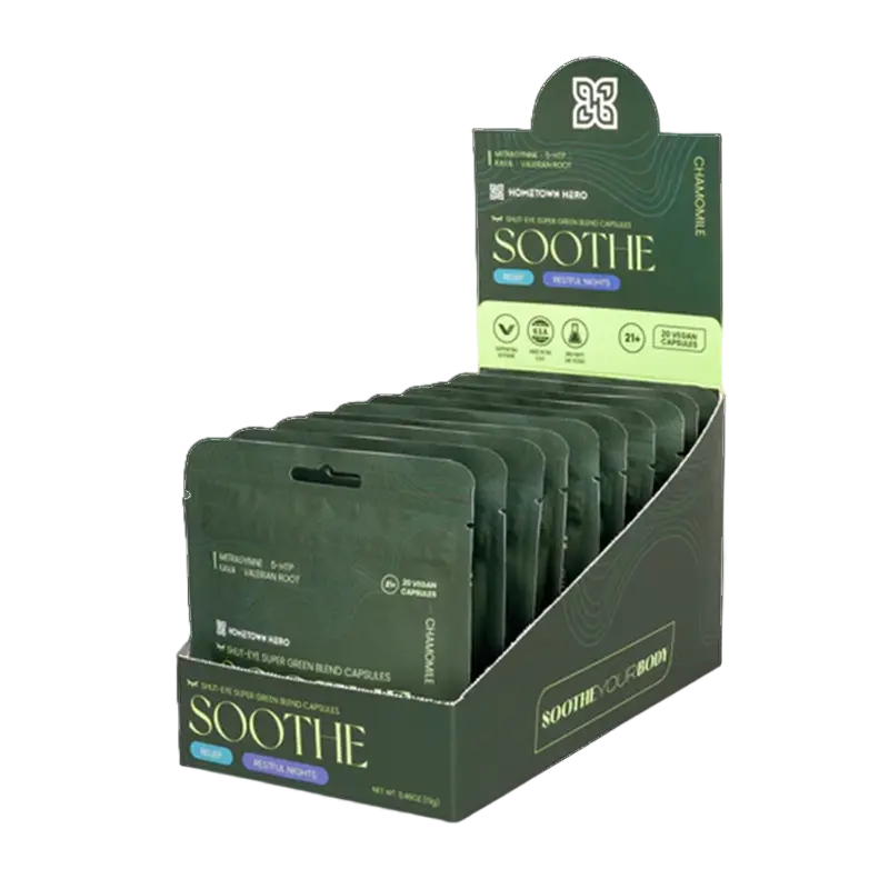 Hometown Hero Kratom Soothe Capsules - 20ct