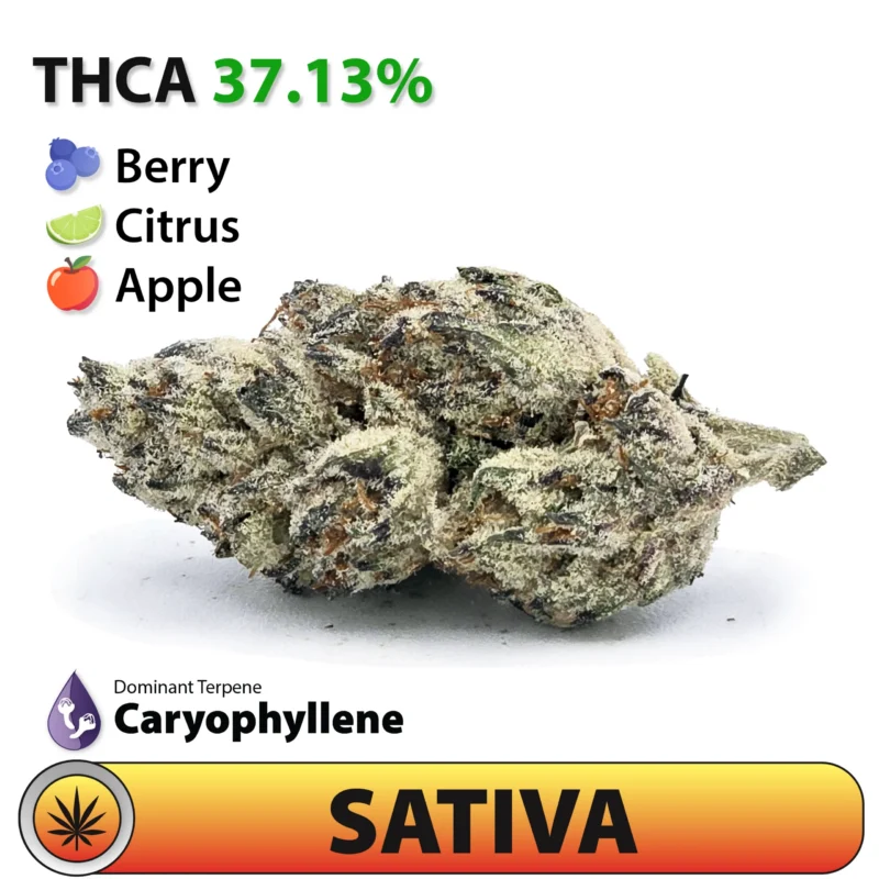 Frosted Brands Jelly Rancher THCA Flower – 37.13% THCA