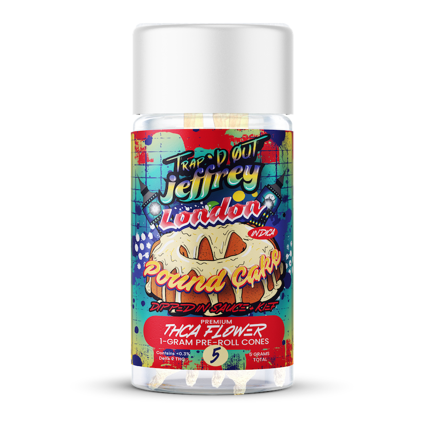 Trap'd Out Jeffrey THCA Infused Pre-Rolls 5-Pack
