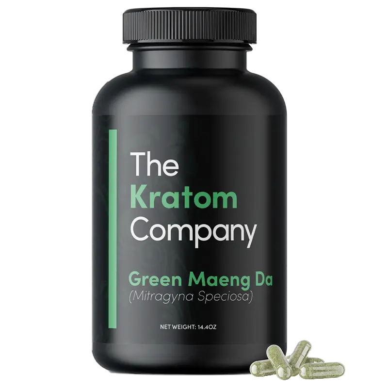 The Kratom Company Maeng Da Kratom Capsules - 3 strains