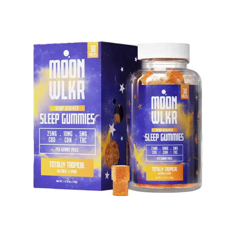 MoonWlkr CBD, CBN, and THC Sleep Gummies