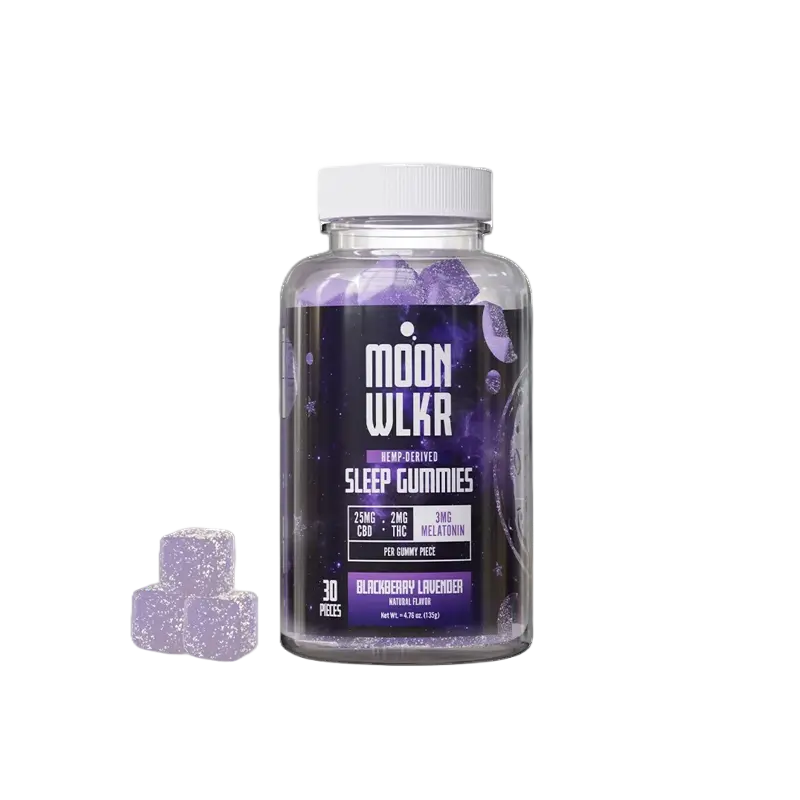 MoonWlkr CBD, THC, and Melatonin Sleep Gummies