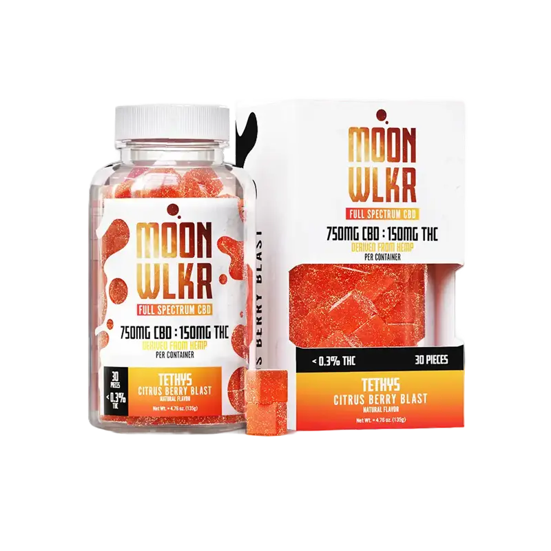 MoonWlkr Full Spectrum CBD + THC Gummies - 900mg
