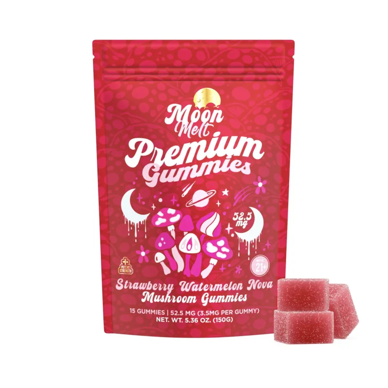 Metocin Mushroom Blend Gummies by Moon Melts – Visual Gummies