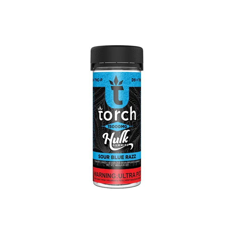 Torch Hulk Gummies 15000mg - Delta 9 THC + THCP Edibles - Image 6