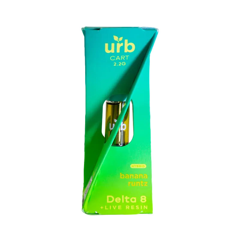 Urb Delta 8 THC Live Resin Cartridge - 2.2ml