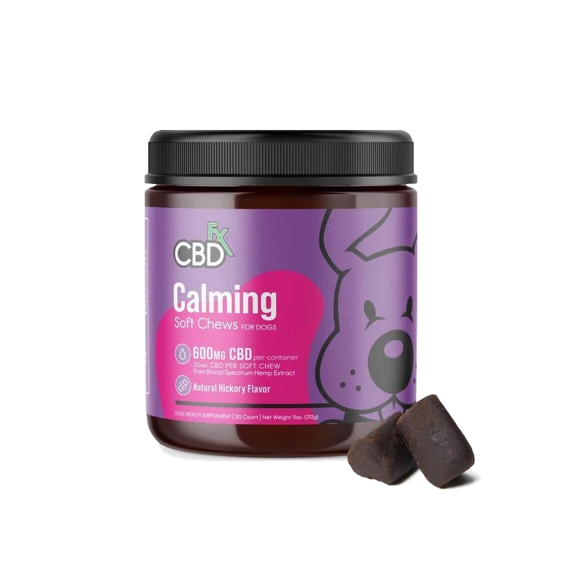 CBDfx CBD Dog Treats: Calming Chews 600mg