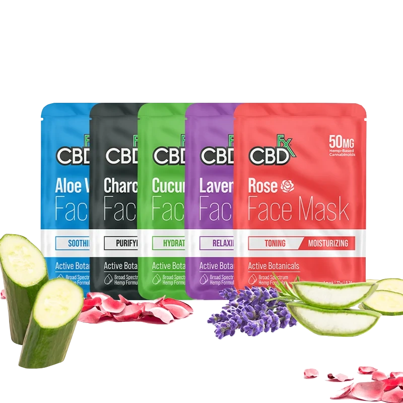 CBDfx CBD Face Mask - 5 Variations