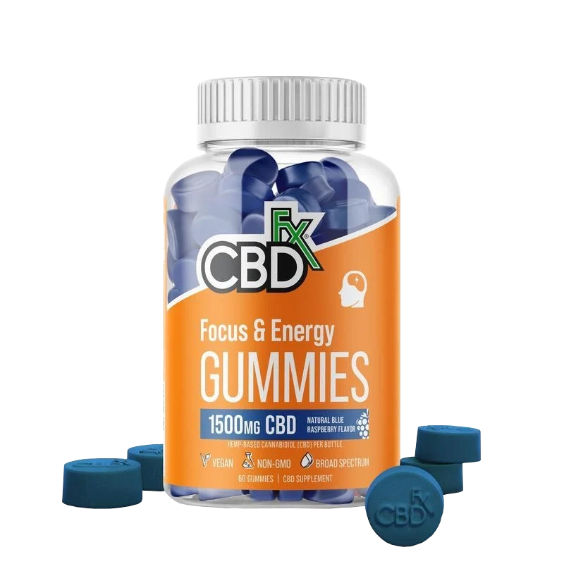 CBDfx CBD Gummies for Focus & Energy - 1500mg