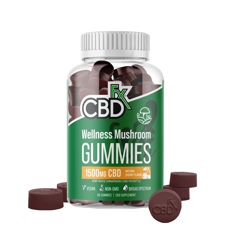 CBDfx CBD Gummies With Mushrooms for Wellness