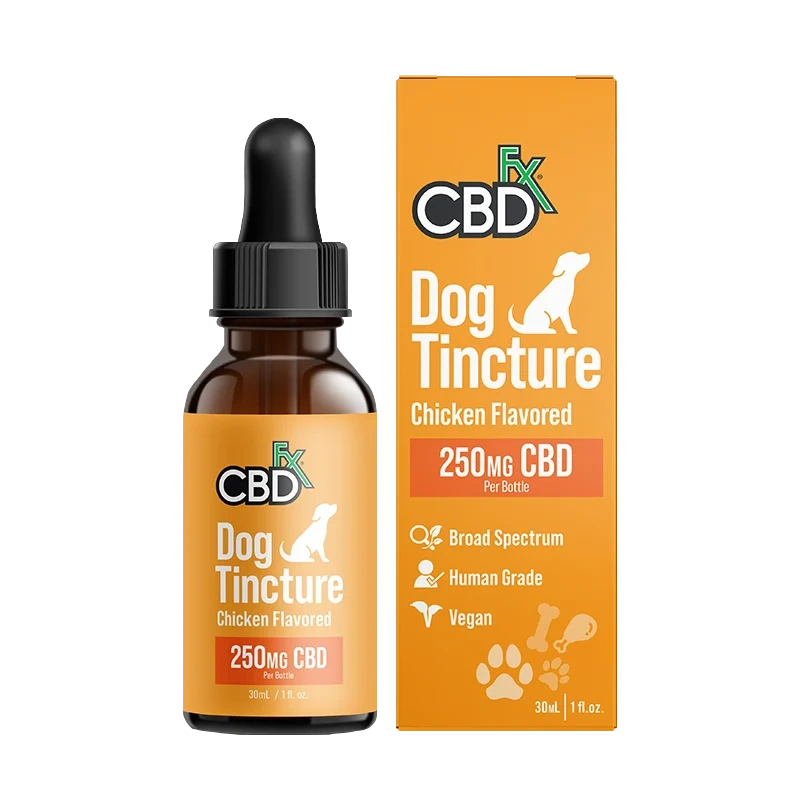 CBDfx CBD Oil For Dogs - Chicken Flavored