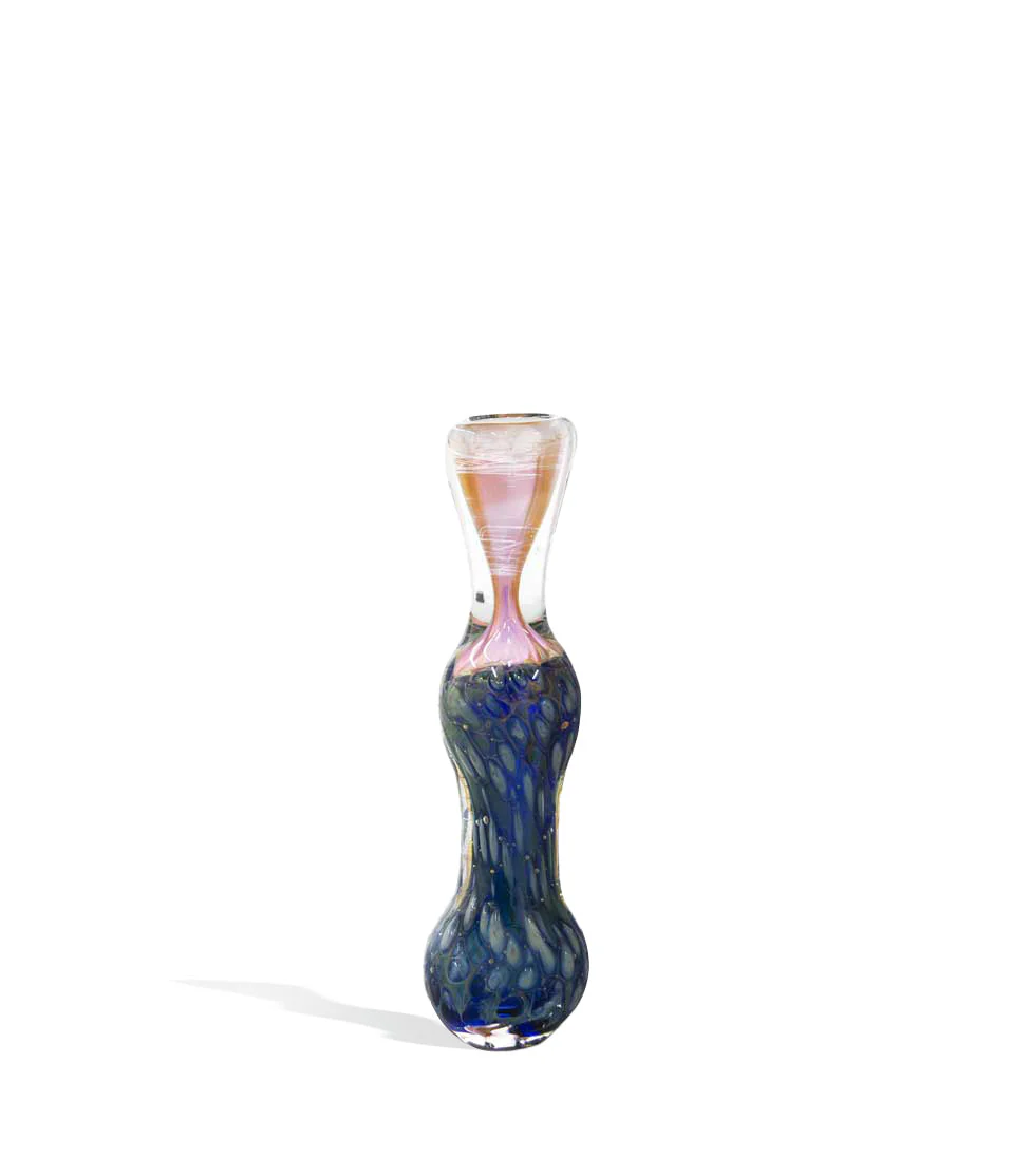 4 inch Double Glass Chillum