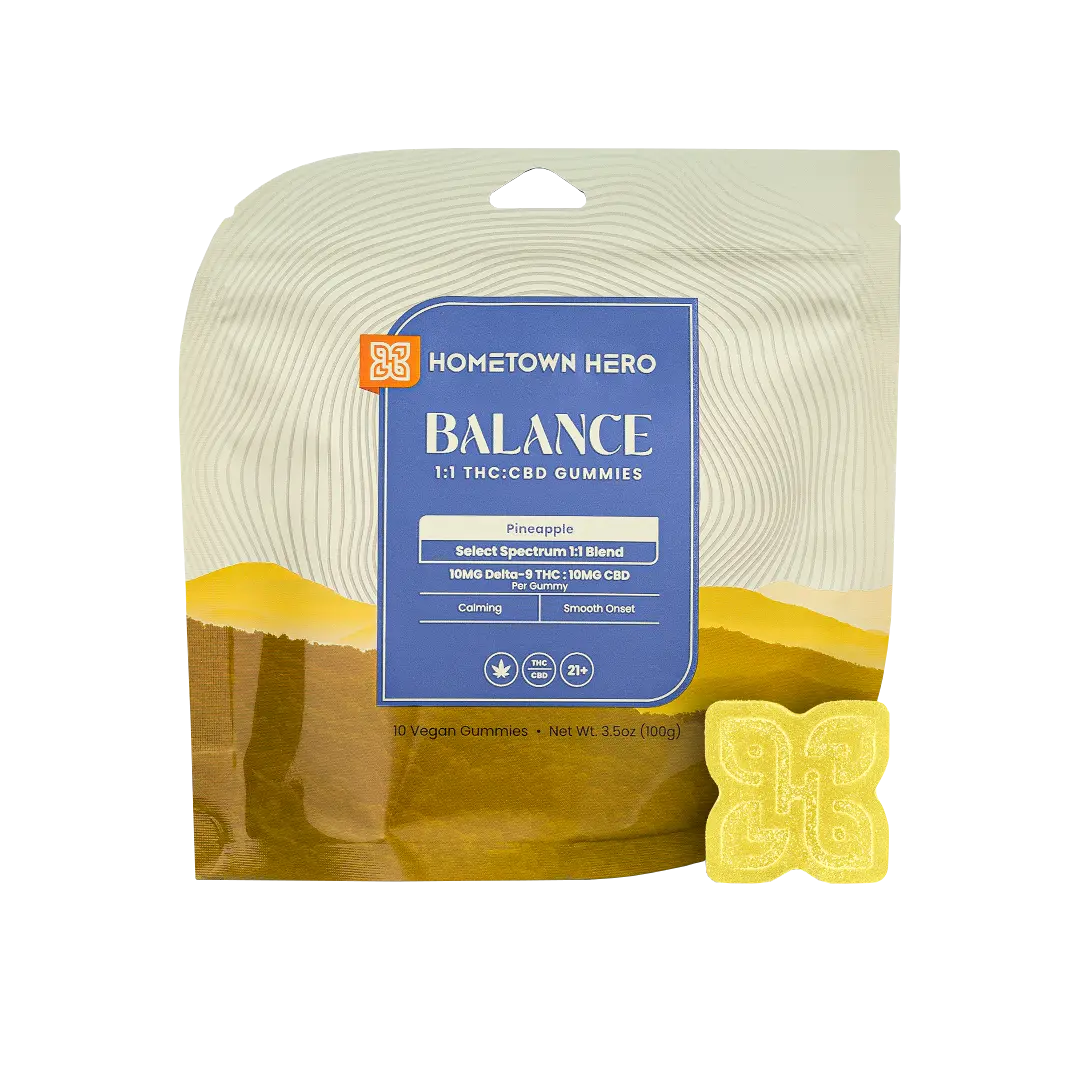 Hometown Hero Balance THC:CBD Gummies