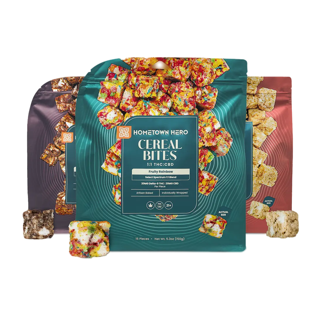 Hometown Hero Cereal Bites - Delta 9 THC:CBD