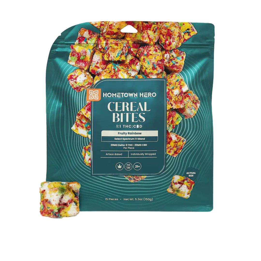 Hometown Hero Cereal Bites - Delta 9 THC:CBD