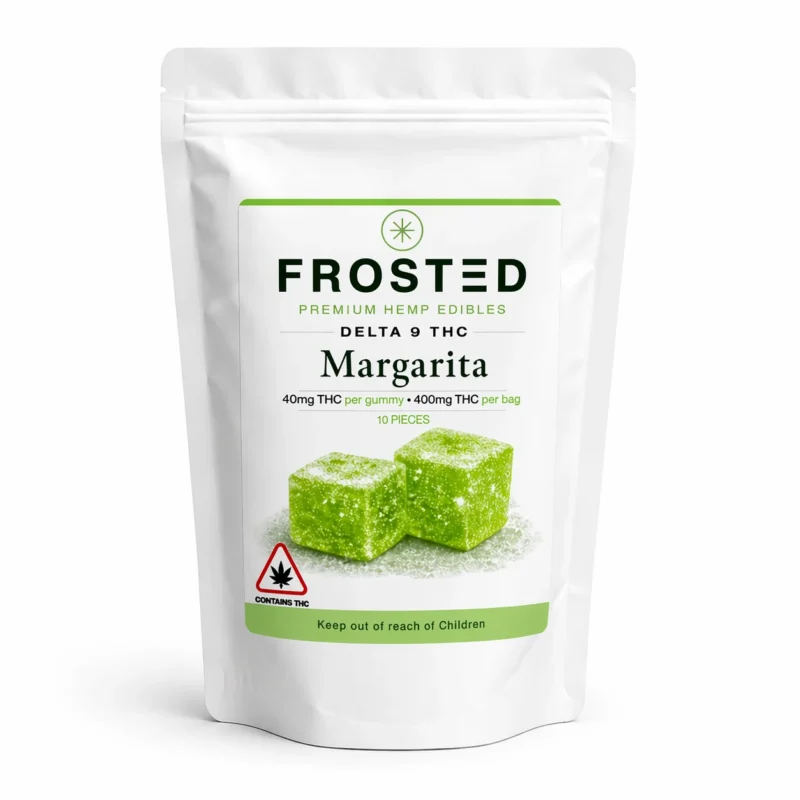 Frosted Delta-9 THC Gummies – 400mg (10 Pack)