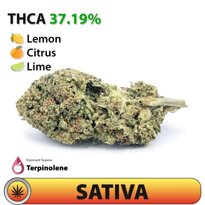 Frosted Brands Super Lemon Haze THCA Flower - 37.19% THCA